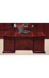 Del Mar Bowfront Executive Desk