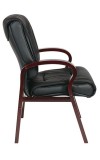 Deluxe Mid-Back Executive Leather Visitors Chair