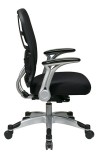 Deluxe Back Chair with Mesh Seat and Flip Arms