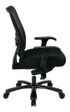 Double Dark Back and Mesh Seat Ergonomic Chair