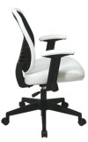 White Vinyl Seat Managers Chair