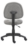 Grey Fabric Armless Deluxe Posture Task Chair (MB315-GY)