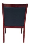 Mahogany Wood Guest Chair (MB9557-M-BK)