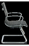 Mid-Back Black Eco Leather Visitors Chair (M74653)