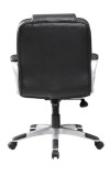 Mid-Back Black Leather Executive Chair (MB8606-BK)