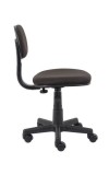 Black Crepe Fabric Steno Task Chair (MB205)