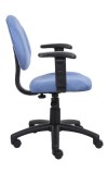 Blue Microfiber Deluxe Posture Task Chair (MB326-BE)