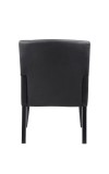 Box Arm Guest Chair with Black Wood Finish Legs (MB639-BK)