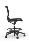 Curva Nylon Frame Mid-Back Mesh Executive Armless Chair with Casters