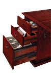 Del Mar Bowfront Executive Desk