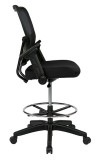 Deluxe Back Chair with Four-Way Adjustable Flip Arms