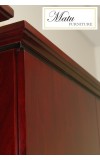 Emerald Bowfront Executive Desk Table Station Configuration (416-B)