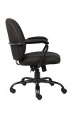 Heavy Duty Black Crepe Fabric Task Chair (MB670-BK)