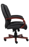 Mid Back Cherry Wood Executive Chair (MB8996-C)