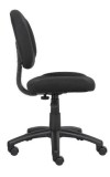 Black Fabric Armless Deluxe Posture Task Chair (MB315-BK)