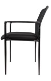 Black Mesh Stack Guest Chair (MB6909)