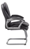 Black Pillow-Top Guest Chair (MB9339)