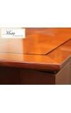 Emerald Bowfront Executive Desk Table Station Configuration (416)