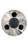 Nataraj Tongue Drum 8 inches C Pygmy White Marble