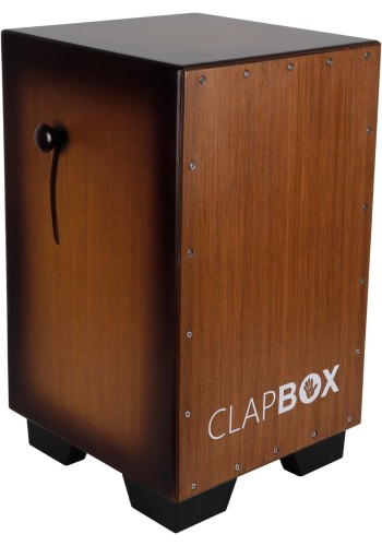 Clapbox Black Cajon CB65 Birch Wood - Adjustable Snare Cajon - Most Popular Cajon Worldwide