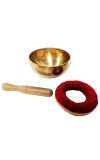 Hand Beaten 6&quot; Singing Bowl w/Cushion and Striker