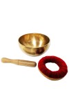 Hand Beaten 9.5&quot; Singing Bowl w/Cushion and Striker