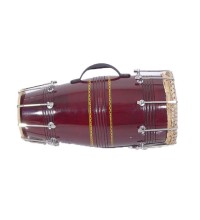 Dholki with metal hooks