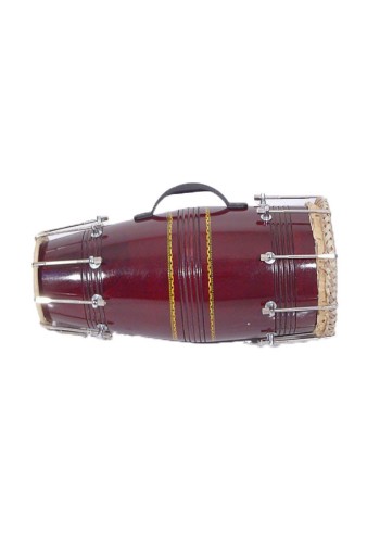 Dholki with metal hooks