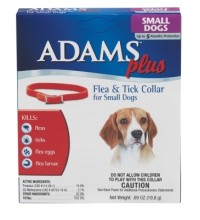 Adams Plus Fandamp;T Collar Sm Dog