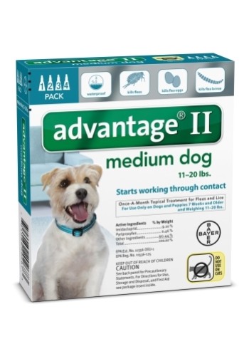 Advantage Ii Medium Dog