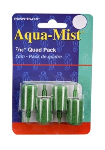 Aqua Mist Cylnder Airstone 4Pk