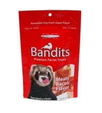 Bandit Ferret Treats Meaty Bacon