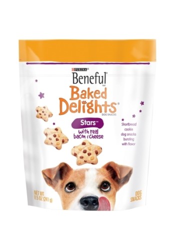 Beneful Baked Delights Stars Bacon/Cheese