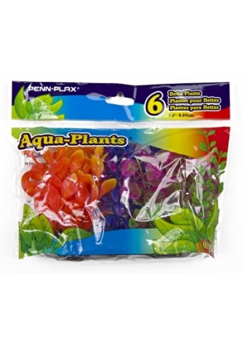 Betta Plastic Plants Color 6Pc