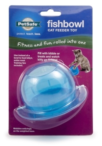 Cat Fishbowl Feeder Toy