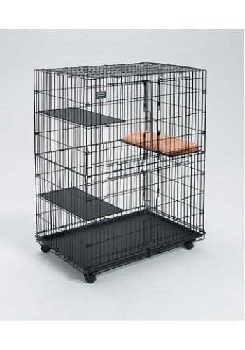 Cat Playpen With 3 Shelves And Bed