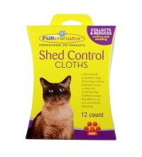 Cat Shed Control Cloths 12Ct