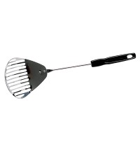 Chrome Litter Scoop With Plastic Handle