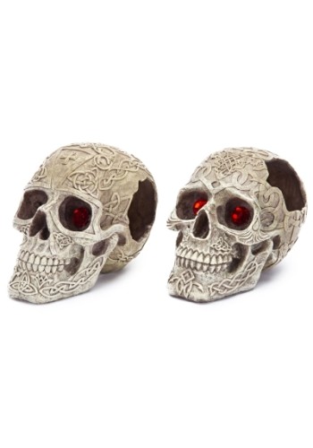 Deco Skull W/ Jewel Eyes 5andquot;