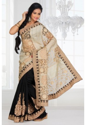 Designer Net embroidered Saree