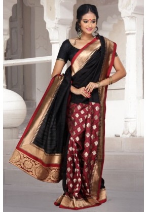 Ghicha Tassar Saree