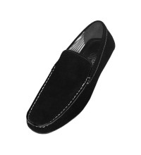 Amali Dade Black Casual Microfiber Loafer