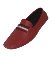 Amali Dunmore Smooth Red Penny Loafer