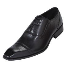 Amali Style 1827 Classic Black Cap Toe Oxford