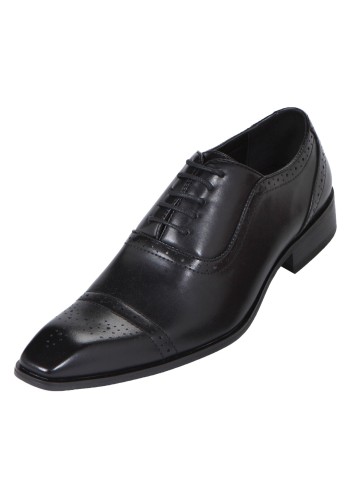 Amali Style 1827 Classic Black Cap Toe Oxford