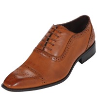 Amali Style 1827 Tan Classic Cap Toe Oxford