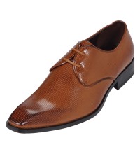 Amali Style 1839 Tan Classic Perforated Oxford