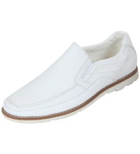 Amali Style 2853 White Slip On Driving Moccasin SALE