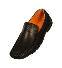 Amali Style Pinecrest Black Smooth Loafer