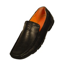 Amali Style Pinecrest Black Smooth Loafer